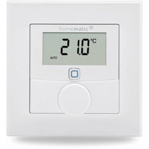 Okos termosztát Homematic IP fali termosztát páratartalom érzékelővel