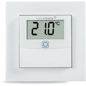 Okos termosztát Homematic IP hőmérséklet- és páratartalom érzékelő kijelzővel - beltéri - HmIP-STHD