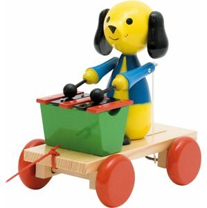 Húzós játék Woody Húzogatós kiskutya xilofonnal