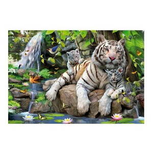 Puzzle Fehér bengáli tigris 1000 darab