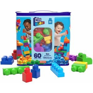 Játékkocka gyerekeknek Mega Bloks Építőkockák táskában fiúknak (60 db)