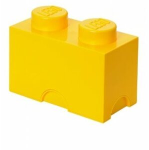 Tároló doboz LEGO tároló doboz 125 x 250 x 180 mm - sárga
