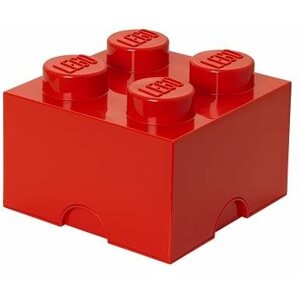 Tároló doboz LEGO tároló doboz 250 x 250 x 180 mm - piros