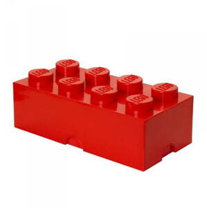 Tároló doboz LEGO tároló doboz 250 x 500 x 180 mm - piros