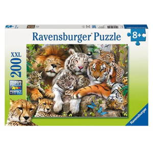 Puzzle Ravensburger 127214 - Nagy macskák