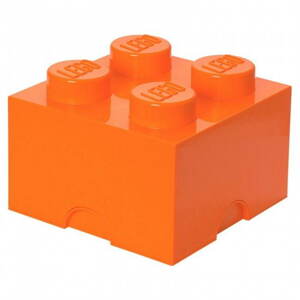 Tároló doboz LEGO tároló doboz 4 250 x 250 x 180 mm - narancssárga
