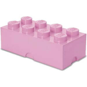 Tároló doboz LEGO Tárolódoboz 8 250 x 500 x 180 mm - világos rózsaszín