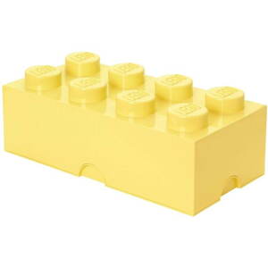 Tároló doboz LEGO tároló doboz 8 250 x 500 x 180 mm - világossárga