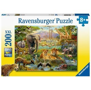 Puzzle Ravensburger 128914 Szavannai állatok, 200 darabos