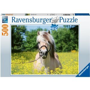 Puzzle Ravensburger 150380 Fehér ló, 500 darabos