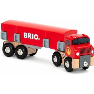 Vasútmodell kiegészítő Brio World 33657 rönkszállító teherautó