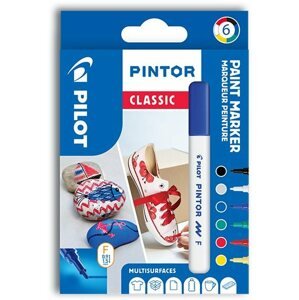 Marker PILOT Pintor F Classic, akril, klasszikus színek