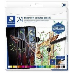 Színes ceruza Staedtler Design Journey Super Soft Színes ceruza készlet - 24 szín