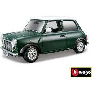 Autó makett Bburago MINI Cooper (1969) Green