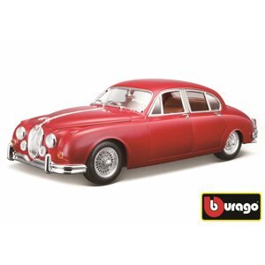 Fém makett Bburago Jaguar Mark 1959 piros