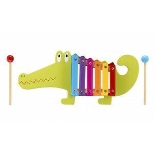Zenélő játék Xilofon - krokodil