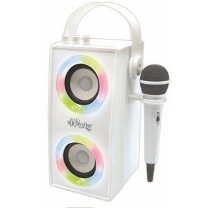Zenélő játék Lexibook iParty hordozható Bluetooth hangszóró mikrofonnal és fényhatásokkal
