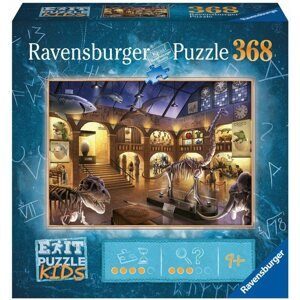 Puzzle Ravensburger 129256 Exit KIDS Puzzle: Éjszaka a múzeumban 368 darab