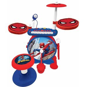 Zenélő játék Lexibook Spider man elektromos dob székkel