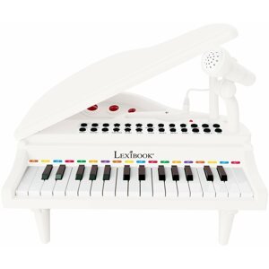 Szintetizátor gyerekeknek Mini elektromos zongora mikrofonnal és 31 megvilágított billentyűvel a könnyű tanulás érdekében