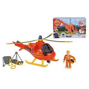 Távirányítós helikopter Simba Tűzoltó Sam helikopter figurával