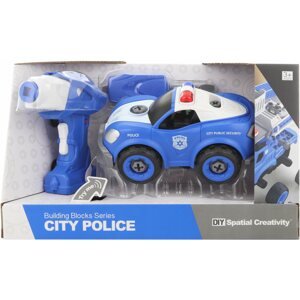 Játék autó Szétcsavarozható távirányítós rendőrautó