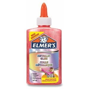 Ragasztó Ragasztó Elmer's Metallic Glue 147ml, rózsaszín