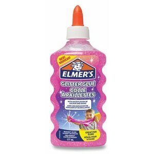 Ragasztó Elmer Glitter Glue 177ml, rózsaszín