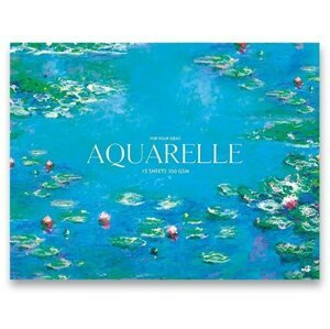 Vázlattömb Shkolyaryk Muse Aquarelle A4+/15 lap, 300 g/m2