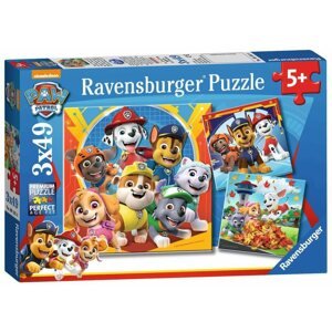 Puzzle Ravensburger 050482 Mancs őrjárat - 3 x 49 darab
