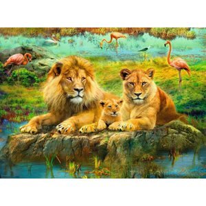 Puzzle Ravensburger 165841 oroszlán család 500 darab