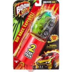 Játék autó Boom City Racers - Hot tamale! X kettős csomag, 1. sorozat
