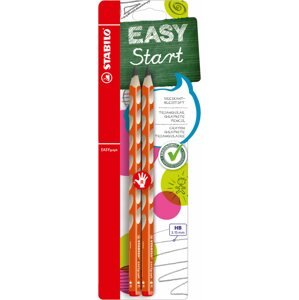 Grafit ceruza Stabilo EASYgraph R HB narancssárga, 2 db buborékfólia