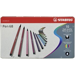 Filctoll STABILO Pen 68 10 db fém tok