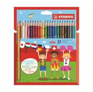 Színes ceruza STABILO color 24 db karton tok