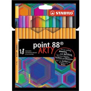 Liner STABILO point 88 18 db tok "ARTY"