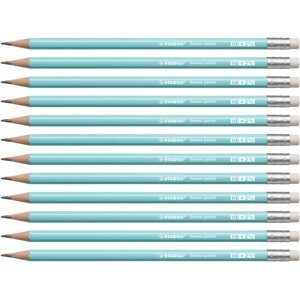 Ceruza STABILO Swano Pastel HB, pasztell, kék, 12 db