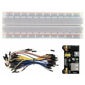 Építőjáték Keyes Arduino Breadboard + 65 male- male kábelből álló készlet