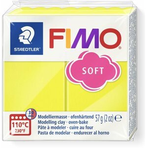 Gyurma FIMO soft 8020 56g sárga