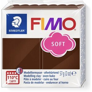 Gyurma FIMO soft 8020 56g csokoládé