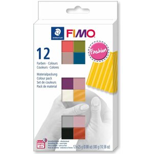 Gyurma FIMO soft 12 színből álló készlet 25 g FASHION