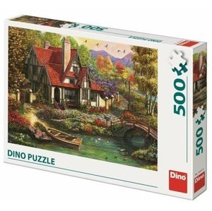 Puzzle Puzzle Házikó a tónál 500