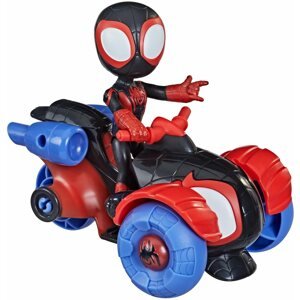 Figura Spidey és csodálatos barátai - Miles Morales Spider-Man jármű és figura