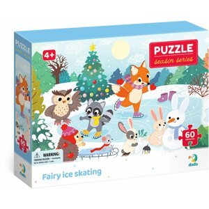Puzzle Puzzle Seasons Fairy Tale Tale Skating 60 darab