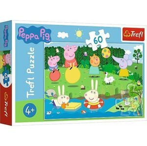 Puzzle Trefl Puzzle Peppa malac / Peppa Pig Szünidei buli, 60 darab