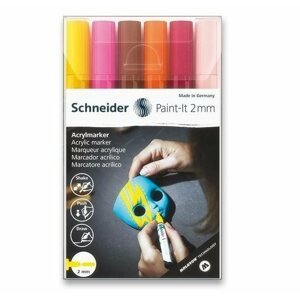 Popisovač Schneider Paint-It 310 V3 akrylový, 6 ks