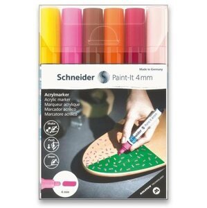 Popisovač Schneider Paint-It 320 V3 akrylový, 6 ks
