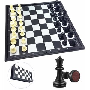 Társasjáték Lexibook Mágneses összecsukható sakk 32 cm