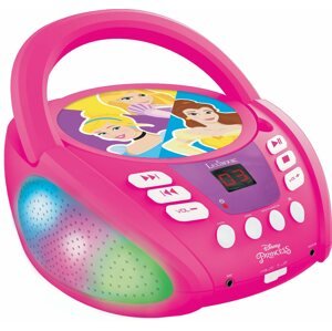 Zenélő játék Lexibook Disney Princess Bluetooth CD-lejátszó fényekkel