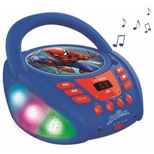 Zenélő játék Lexibook Spider-Man Bluetooth CD-lejátszó fényekkel